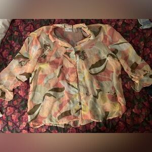 Alfred Dunner mesh blouse